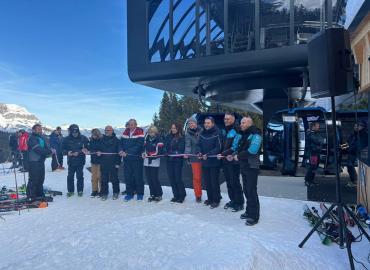 Inauguration du télécabine de Beauregard à Combloux